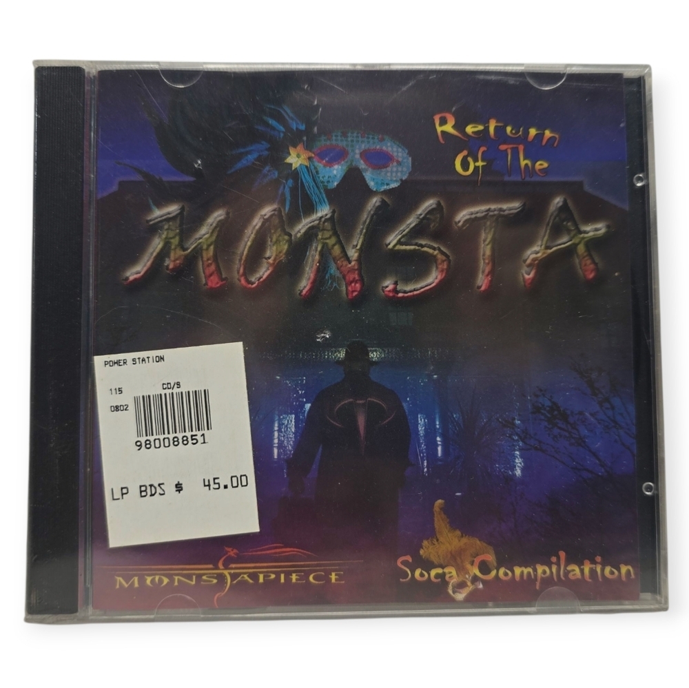 Return of the Monsta Soca Compilation CD 2007 Lil Rick‎ Bunji Carnival Banger